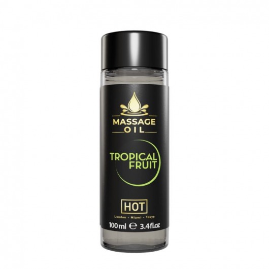 Массажное масло c ароматом тропических фруктов Massage Oil - 100 мл. - HOT - купить с доставкой в Рязани