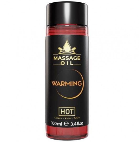 Массажное масло с согревающим эффектом Massage Oil Warming - 100 мл. - HOT - купить с доставкой в Рязани