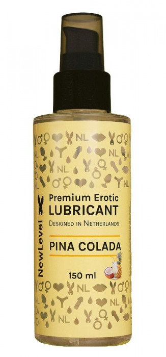 Ароматизированный лубрикант на водной основе NewLevel Pina Colada - 150 мл. - NewLevel - купить с доставкой в Рязани