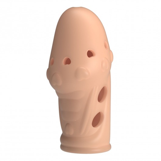 Телесная насадка на пенис Booker - 8 см. - Baile - в Рязани купить с доставкой