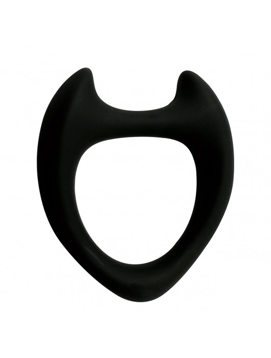 Черное эрекционное кольцо с рожками Wooomy Toro M - Adrien Lastic - в Рязани купить с доставкой