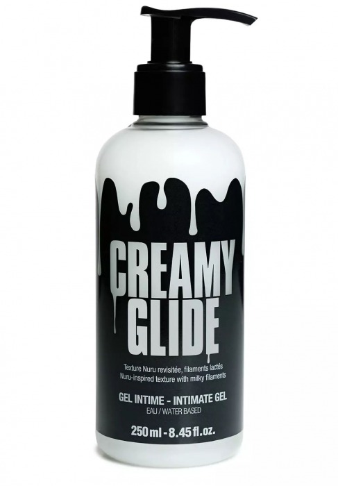 Лубрикант на водной основе Creamy Glide с консистенцией спермы - 250 мл. - Strap-on-me - купить с доставкой в Рязани