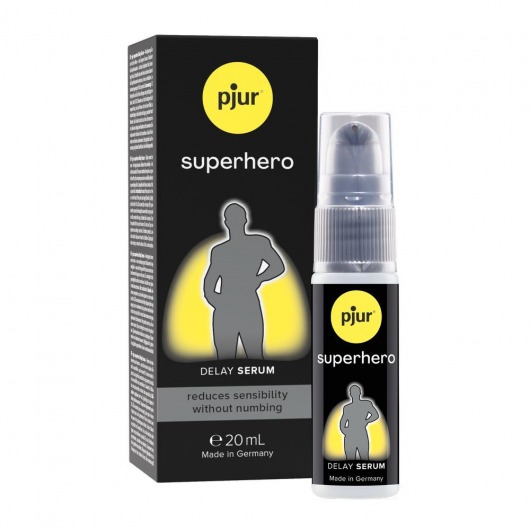 Пролонгатор-сыворотка pjur Superhero Delay Serum - 20 мл. - Pjur - купить с доставкой в Рязани
