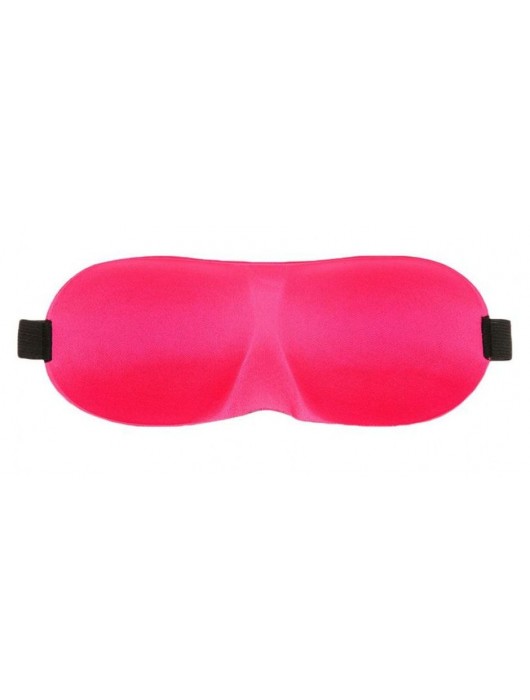 Розовая глухая маска на резинке - Sitabella - купить с доставкой в Рязани