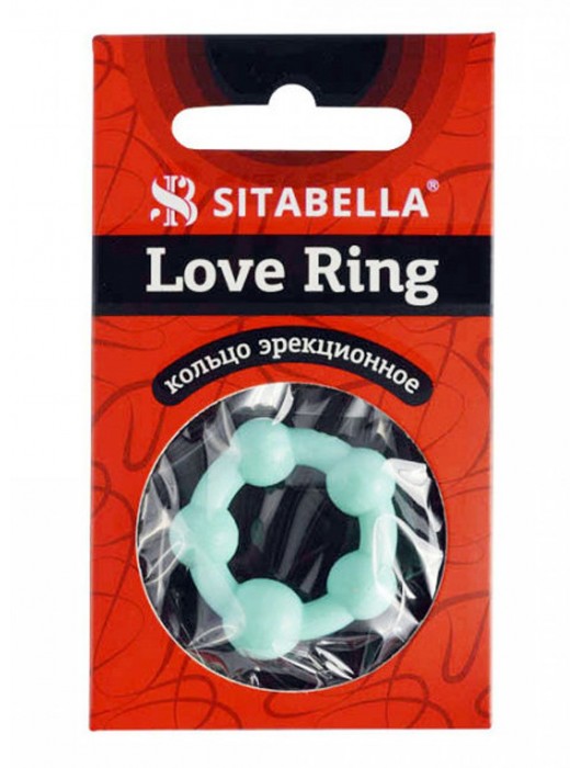 Цветное эрекционное кольцо с 5 бусинами Love Ring - Sitabella - в Рязани купить с доставкой