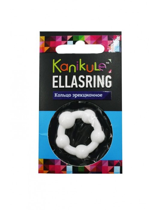 Цветное эрекционное кольцо с шариками Ellasring - Sitabella - в Рязани купить с доставкой