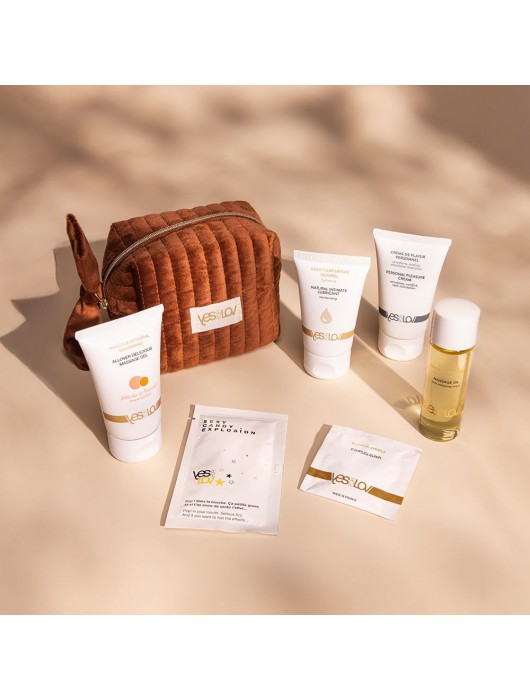 Набор YESforLOV La Trousse Enchantée в коричневой косметичке - YESforLOV - купить с доставкой в Рязани