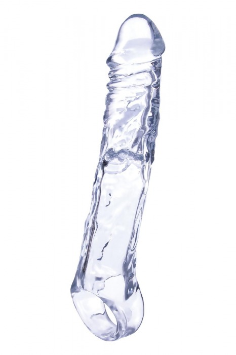 Прозрачная насадка-удлинитель Length Enhancer с подхватом - 22,3 см. - NMC - в Рязани купить с доставкой