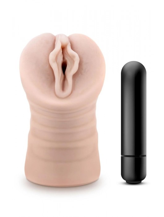 Телесный мастурбатор-вагина Destini - Blush Novelties - в Рязани купить с доставкой