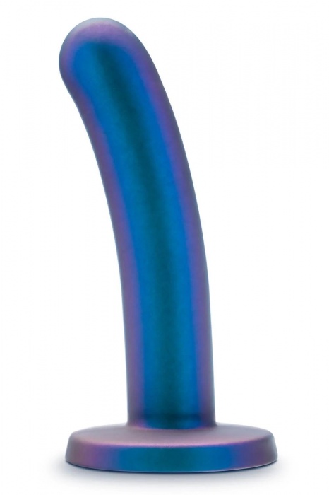 Синяя насадка с гладкой поверхностью Surrender 5.75 Inch Intermediate Pegging Dildo - 14,6 см. - Blush Novelties - купить с доставкой в Рязани