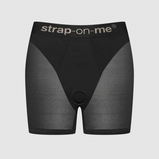 Трусики-шорты для фиксации насадок Strap-on-me Harness Lingerie Halo - size XL - Strap-on-me - купить с доставкой в Рязани