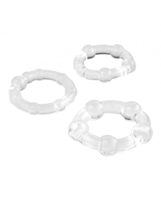 Набор из 3 эрекционных прозрачных колец - Boys of Toys - в Рязани купить с доставкой