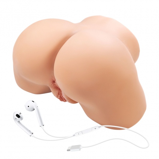 Телесный мастурбатор Olivia с 2 любовными отверстиями - Baile - в Рязани купить с доставкой