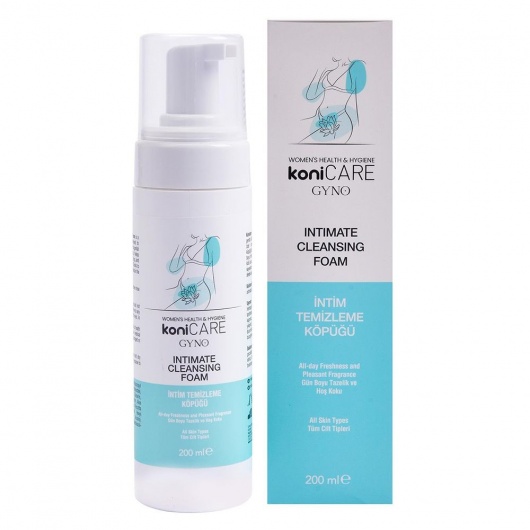 Пенка для интимной гигиены Konicare Gyno Intimate Cleasing Foam - 200 мл. - JoyDrops - купить с доставкой в Рязани