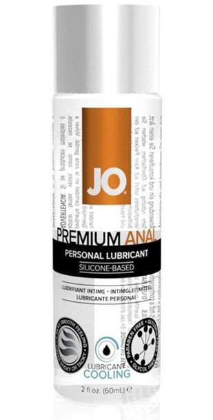 Анальный охлаждающий лубрикант на силиконовой основе JO PREMIUM ANAL COOLING - 60 мл. - System JO - купить с доставкой в Рязани