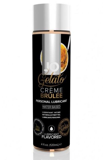 Лубрикант с ароматом крем-брюле JO GELATO CREME BRULEE - 120 мл. - System JO - купить с доставкой в Рязани