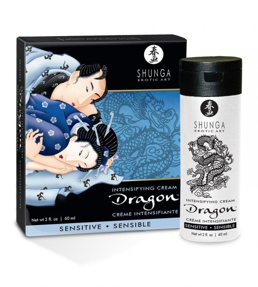 Интимный мужской крем SHUNGA DRAGON SENSITIVE - 60 мл. - Shunga - купить с доставкой в Рязани