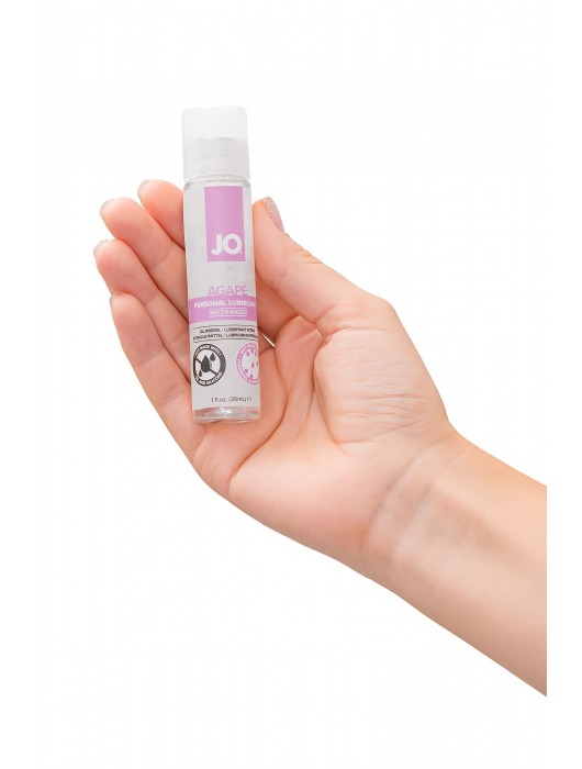 Лубрикант на водной основе для женщин JO AGAPE ORIGINAL - 30 мл. - System JO - купить с доставкой в Рязани