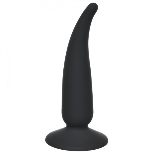 Чёрная анальная пробка P-spot Teazer Black - 12,2 см. - Lola Games - в Рязани купить с доставкой