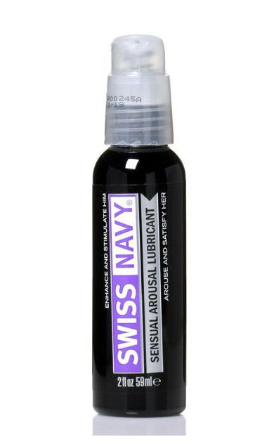 Возбуждающий гель-лубрикант на водной основе Sensual Arousal Lubricant - 59 мл. - Swiss navy - купить с доставкой в Рязани