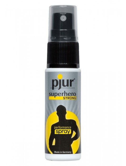 Спрей-пролонгатор длительного действия pjur SUPERHERO Strong Spray - 20 мл. - Pjur - купить с доставкой в Рязани