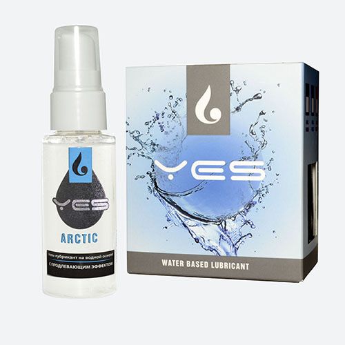 Интимный гель-лубрикант Yes Arctic с продлевающим эффектом - 30 мл. - Sitabella - купить с доставкой в Рязани