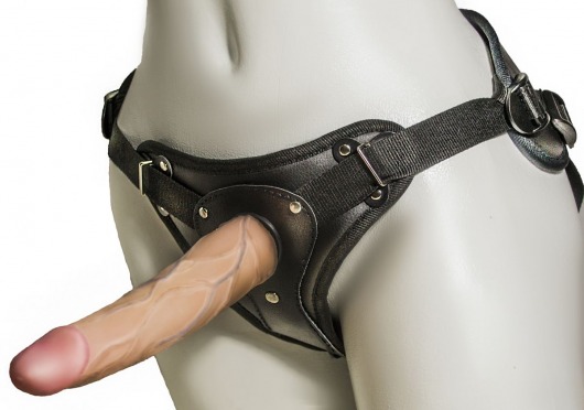 Женский страпон с вагинальной пробкой Woman Strap - 18 см. - LOVETOY (А-Полимер) - купить с доставкой в Рязани