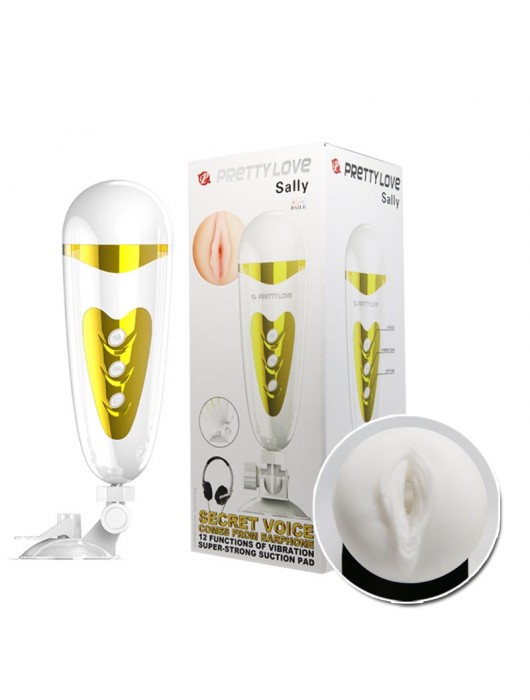 Мега-мастурбатор вагина Sally с вибрацией и голосом - Baile - в Рязани купить с доставкой