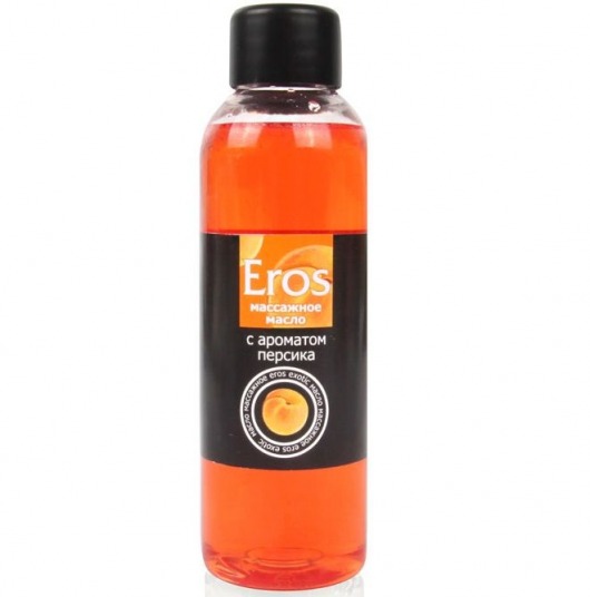 Массажное масло Eros exotic с ароматом персика - 75 мл. - Биоритм - купить с доставкой в Рязани