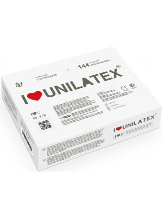 Ультратонкие презервативы Unilatex Ultra Thin - 144 шт. - Unilatex - купить с доставкой в Рязани