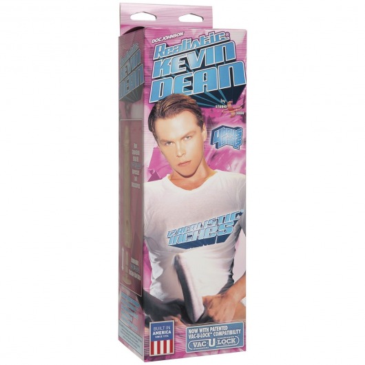 Фаллоимитатор Realistic Kevin Dean 12 Inch Cock with Removable Vac-U-Lock Suction Cup - 31,7 см. - Doc Johnson