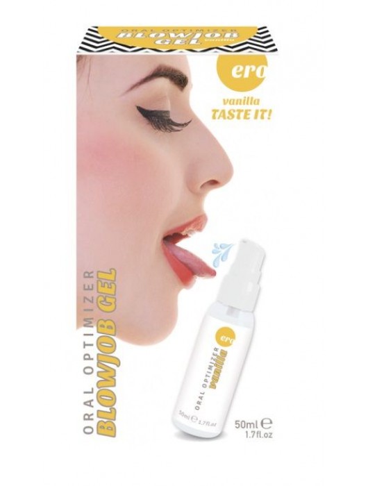Увлажняющий гель для орального секса с ароматом ванили - 50 мл. - Ero - купить с доставкой в Рязани