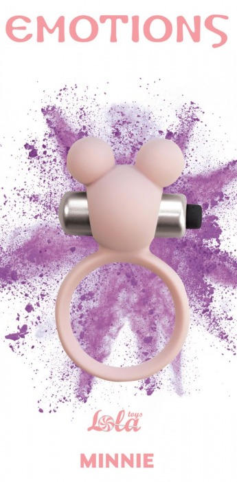 Розовое эрекционное виброколечко Emotions Minnie Light pink - Lola Games - в Рязани купить с доставкой