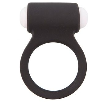 Чёрное эрекционное виброкольцо LIT-UP SILICONE STIMU RING 3 BLACK - Dream Toys - в Рязани купить с доставкой