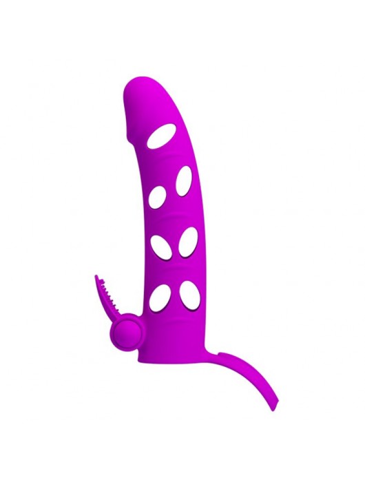 Насадка с закрытой головкой и виброэлементом для клиторального массажа - Baile - в Рязани купить с доставкой