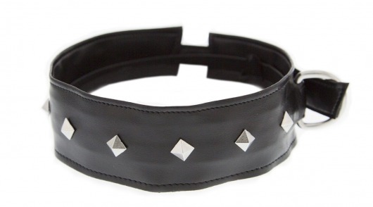Полиуретановый ошейник с пуклями Collar with Studs - Blush Novelties - купить с доставкой в Рязани