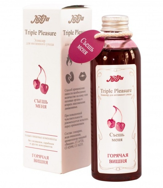 Эликсир Triple Pleasure  Горячая вишня  - 130 гр. - JULEJU - купить с доставкой в Рязани