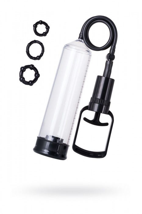 Вакуумная помпа A-toys с уплотнителем и эрекционными кольцами - A-toys - в Рязани купить с доставкой