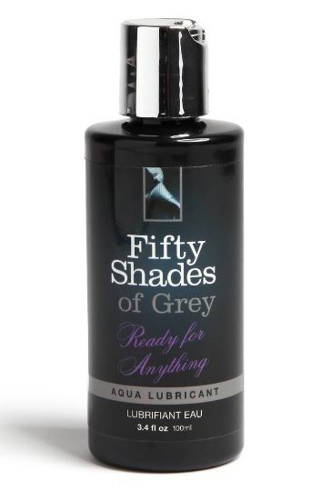 Лубрикант на водной основе Ready for Anything Aqua Lubricant - 100 мл. - Fifty Shades of Grey - купить с доставкой в Рязани