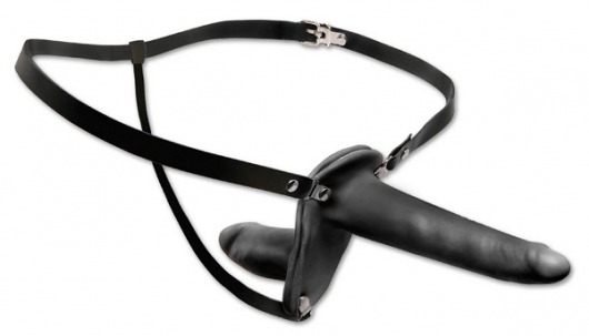 Женский страпон с вагинальной пробкой Double Penetrix Strap-on - 15 см. - Pipedream - купить с доставкой в Рязани