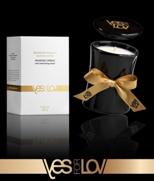 Массажная аромасвеча BEWITCHING MASSAGE CANDLE - 120 мл. - YESforLOV - купить с доставкой в Рязани