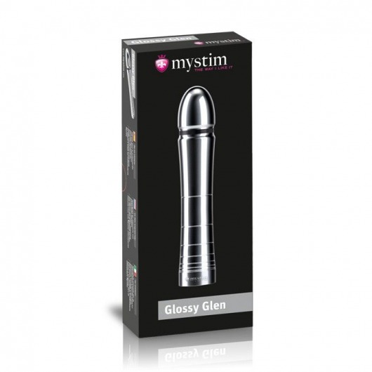 Фаллоимитатор для электростимуляции Glossy Glen Dildo - 14 см. - MyStim - купить с доставкой в Рязани