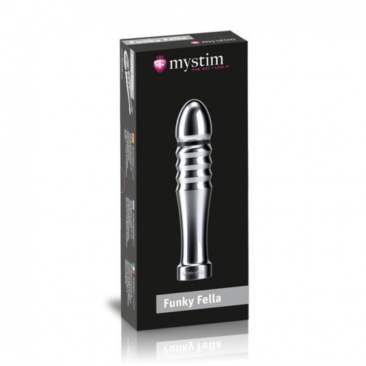 Ребристый фаллоимитатор для электростимуляции Funky Fella Rill Dildo - 13 см. - MyStim - купить с доставкой в Рязани