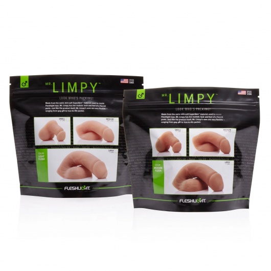 Мягкий имитатор пениса Fleshtone Limpy большого размера - 21,6 см. - Fleshlight - купить с доставкой в Рязани