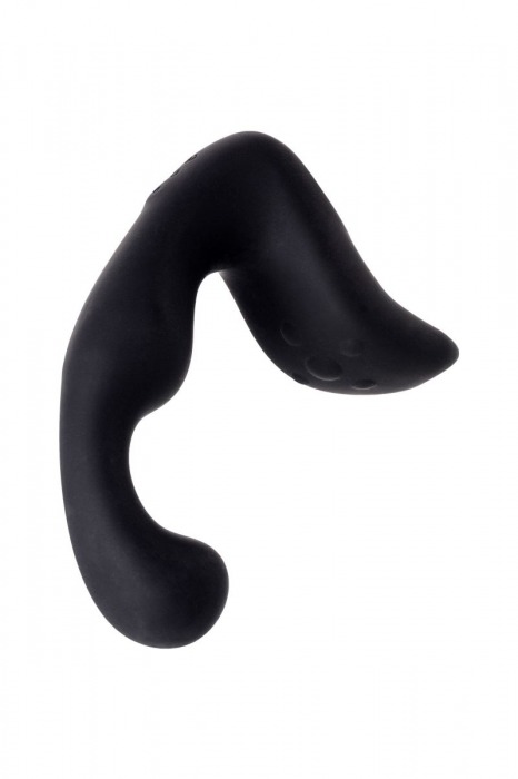Чёрный изогнутый вибростимулятор простаты Erotist - Erotist Adult Toys - в Рязани купить с доставкой
