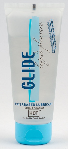 Интимная смазка на водной основе Glide - 100 мл. - HOT - купить с доставкой в Рязани
