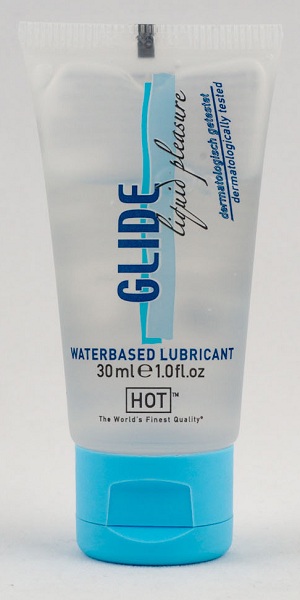 Интимная смазка на водной основе Glide - 30 мл. - HOT - купить с доставкой в Рязани