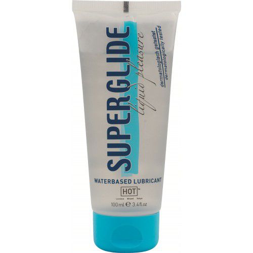 Интимная смазка на водной основе Superglide - 100 мл. - HOT - купить с доставкой в Рязани