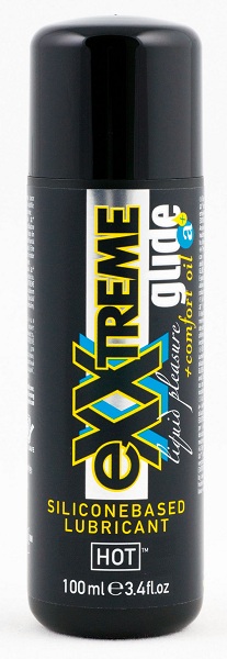 Анальная смазка на силиконовой основе Exxtreme Glide - 100 мл. - HOT - купить с доставкой в Рязани