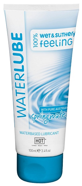 Лубрикант на основе чистой родниковой воды WaterLube - 100 мл. - HOT - купить с доставкой в Рязани
